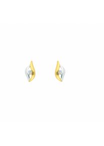 Adelia´s ADELIA ́S Damen Paar Ohrhänger "1 Paar 333 Gold Ohrringe / Ohrstecker mit Zirkonia", Damen, Gelbgold 333, gold, Gelbgold 333, Ohrringe, 333 Gold mit