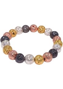 Firetti Damen Armband "Schmuck Geschenk Armschmuck Armkette Edelstein Perlen, Onesize", Stein-Silikon, silber, Stein, Silikon, Armbänder, Made in