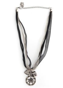 Allgäu Rebell ALLGÄU REBELL Damen Kette mit Anhänger "Hedi", schwarz, Basic, Metall, Halsketten, mit kleinem Maßkrug