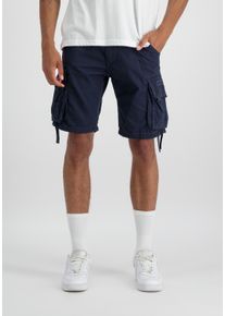 Herren Shorts "Alpha Industries Men - Shorts Stream Short", blau, Gr. 28, Alpha Industries, Obermaterial: 100% Baumwolle, Hosen