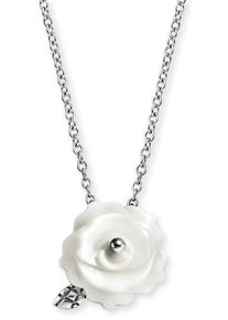 Engelsrufer Damen Kette mit Anhänger "Rose, ERN-ROSE-PE", Silber 925 (Sterlingsilber), L: 44cm B: 1,33mm, bunt, Silber 925 (Sterlingsilber),
