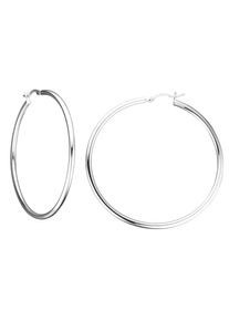 Jobo Damen Paar Creolen "Ohrringe rund", Silber 925 (Sterlingsilber), silber, Silber 925 (Sterlingsilber), Ohrringe, rund 925 Silber