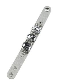 Damen Armband "Crystal", silber, Collezione Alessandro, Polyurethan, Armbänder