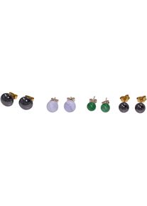 Firetti Damen Ohrstecker-Set "Multipack Schmuck Geschenk Silber 925 Ohrschmuck Ohrringe", Silber 925 (Sterlingsilber), bunt, Silber 925