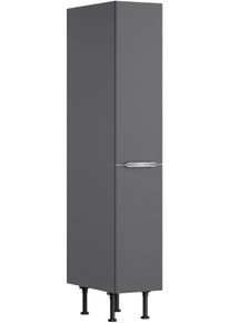 Apothekerschrank Optifit, B:30cm H:176,6cm T:58,4cm, grau, Schränke, "Aken"