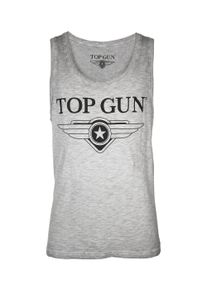 Top Gun Herren Muskelshirt "Engine TG20191002", grau, Gr. XS, Obermaterial: 100% Baumwolle, Shirts