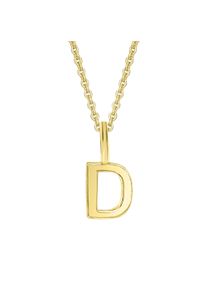 ONE ELEMENT Damen Ketten-Anhänger "Buchstabe D Buchstaben Anhänger aus 333 Gelbgold", D, Gelbgold 333-Gold, gold, Gelbgold 333, Gold,
