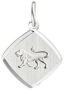 Jobo Damen Sternzeichen-Anhänger "Sternzeichen Löwe", Silber 925 (Sterlingsilber), silber, Silber 925 (Sterlingsilber), Schmuckanhänger, 925 Silber