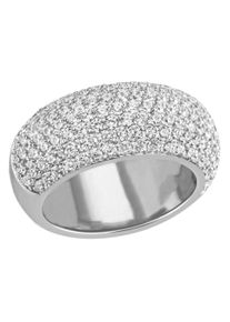 Firetti Damen Fingerring "Schmuck Geschenk Silber 925 Silberring Pavé", 52, Silber 925 (Sterlingsilber), 9,2mm, silber, Silber 925 (Sterlingsilber),