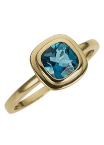 Firetti Damen Fingerring "Schmuck Geschenk Gold 333 Damenring Goldring Edelstein Farbstein", 17, Gelbgold 333, 1,5mm, gold, Gelbgold 333,