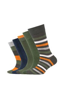 s.Oliver Kinder Socken "Socken 5er Pack", Gr. 23, grün, 78% Baumwolle 21% Polyamid 1% Elasthan, Socken