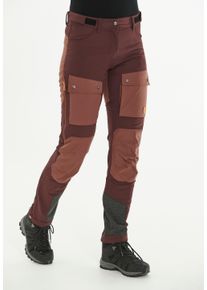 WHISTLER Damen Softshellhose "Anissy", braun, sportlich, Gr. 38, mehrfarbig, 65% Polyester, 35% Baumwolle, Hosen, mit atmungsaktivem Material
