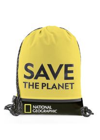Kulturbeutel "Saturn", National Geographic, gelb, Kunstfaser, Taschen, aus recyceltem Polyester