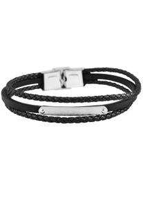 Adelia´s ADELIA ́S Herren Edelstahlarmband "Herren Armband aus Edelstahl 21 cm", 21, Edelstahl, silber, Edelstahl, Armbänder