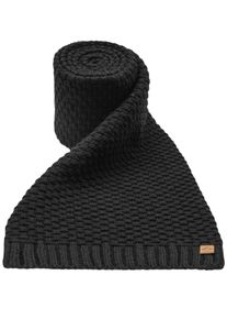 Chillouts Damen Strickschal "Garrick Scarf", schwarz, casual,klassisch, unifarben, Grobstrick, Strick, Kunstfaser, Modetücher, mit hochwertigem