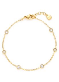 CIAO! BY LEONARDO Damen Armband "Mini CIAO, 022920", Edelstahl, gold, CIAO BY LEONARDO, Edelstahl, Armbänder, mit Kristallglas
