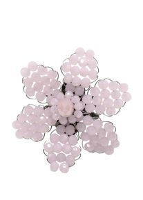 Damen Fingerring "Turin", Glas, pink, Collezione Alessandro, Glas, Fingerringe