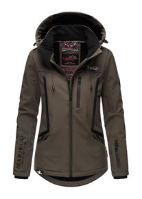 Marikoo Damen Softshelljacke "Mount-Cho-Oyu", grau, Gr. S, Obermaterial: 95% Polyester, 5% Elasthan, Futter: 100% Polyester, Ärmelfutter: 100%