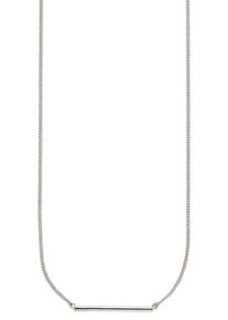 HECHTER PARIS Damen Kette mit Anhänger "Schmuck Geschenk Silber 925 Halsschmuck Halskette Stäbchen", Silber 925 (Sterlingsilber), L: 47cm, silber,