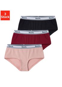 Bench. Kinder Panty, Gr. 122, bunt, Single Jersey, Obermaterial: 92% Baumwolle, 8% Elasthan (LYCRA), unifarben, Unterhosen, mit Logo Webbund