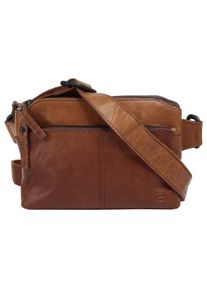 SPIKES & SPARROW Damen Gürteltasche, SPIKES & SPARROW, braun, Leder, unifarben, leicht glänzend, Taschen, echt Leder