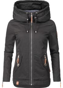 Navahoo Damen Outdoorjacke "Wekoo", schwarz, modisch, Gr. M, Oberstoff: 100% Baumwolle, Futter: 100% Polyester, Ärmelfutter: 100% Polyester, Jacken,
