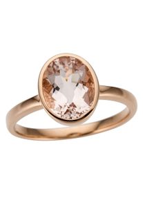 Firetti Damen Goldring "Schmuck Geschenk Gold 585 Damenring Goldring Edelstein Farbstein", 19, Roségold 585, 2mm, rosa, Rosu00e9gold 585,