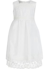 happy girls Mädchen Minikleid "dress", beige, festlich, Gr. 116, Jersey, Obermaterial: 40% Baumwolle, 30% Polyamid, 30% Polyester, Kleider