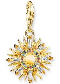 Thomas Sabo Damen Charm-Einhänger "Sonne, 1935-488-7", gold, Silber 925 (Sterlingsilber), Charms, mit Glas-Keramik Stein