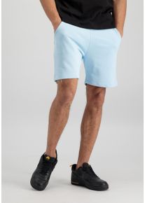 Herren Sweatshorts "Alpha Industries Men - Shorts Organics Jogger Short", blau, Gr. M, Alpha Industries, Obermaterial: 100% Baumwolle, Hosen