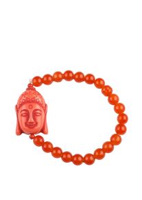 Damen Armband "Tibet", orange, Collezione Alessandro, Glas, Armbänder