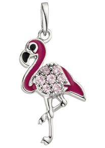 Jobo Damen Ketten-Anhänger "Anhänger Flamingo", Silber 925 (Sterlingsilber), silber, Silber 925 (Sterlingsilber), Schmuckanhänger, 925 Silber mit 7