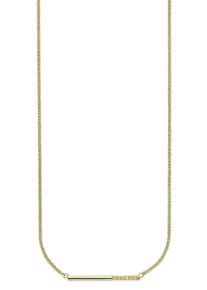 HECHTER PARIS Damen Kette mit Anhänger "Schmuck Geschenk Silber 925 Halsschmuck Halskette Stäbchen", Silber 925 (Sterlingsilber), L: 47cm, gold,