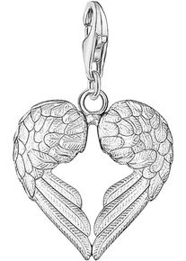 Thomas Sabo Damen Charm-Einhänger "Flügelherz, 0613-001-12", silber, Silber 925 (Sterlingsilber), Charms