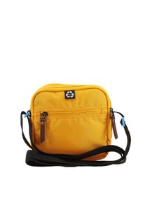 DISCOVERY Damen Schultertasche "Icon", gelb, Kunstfaser, unifarben, Taschen, Hergestellt aus dem rPet Polyester-Material