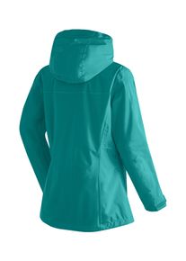 Maier Sports Damen Outdoorjacke "Zonda 2.0 W", grün, Gr. 46, 100% Polyester, Jacken, Damen Wanderjacke mit Kapuze, wasserdichte Funktionsjacke