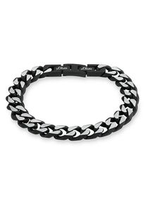 s.Oliver Herren Armband "9954490", Edelstahl, schwarz, Edelstahl, Armbänder