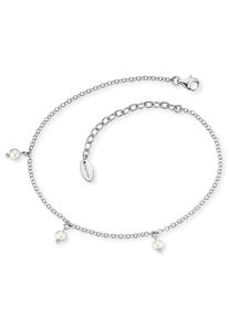 Engelsrufer Fußkette "Perle, ERF-LILPE", Silber 925 (Sterlingsilber)-Perlen, bunt, Silber 925 (Sterlingsilber), Perlen, Fußkettchen, mit
