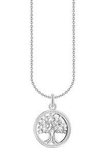 Thomas Sabo Damen Kette mit Anhänger "Tree-of-Love-Anhänger, KE2214-051-14-L45V", 45, Silber 925 (Sterlingsilber), bunt, Silber 925 (Sterlingsilber),
