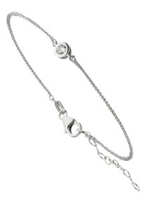Jobo Damen Armband "Armband mit Zirkonia", Silber 925 (Sterlingsilber), silber, Silber 925 (Sterlingsilber), Armbänder, 925 Silber 19 cm
