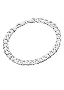 Firetti Herren Armband "Schmuck Geschenk Silber 925 Armschmuck Armkette Panzerkette", 21, Silber 925 (Sterlingsilber), silber, Silber 925