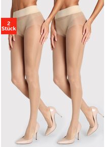 Lascana Damen Feinstrumpfhose, Gr. S, rosa, Obermaterial: 89% Polyamid, 11% Elasthan, unifarben, Strumpfhosen, matt transparent