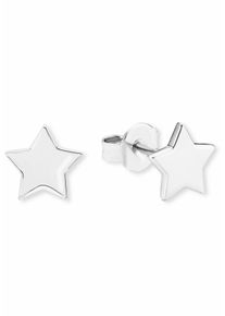 s.Oliver Damen Paar Ohrstecker "Stern, 2020060", Silber 925 (Sterlingsilber), silber, Silber 925 (Sterlingsilber), Ohrringe