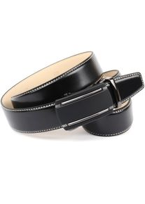 Anthoni Crown Damen Ledergürtel, schwarz, Gr. 90, Obermaterial: 100% Rindsleder, Gürtel