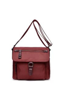 Damen Umhängetasche "Nylon", Collezione Alessandro, rot, Kunstfaser, Taschen, in modernem Design mit vielen Fächern