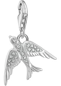 Thomas Sabo Damen Charm-Einhänger "Vogel, 1857-051-14", bunt, Silber 925 (Sterlingsilber), Charms, mit Zirkonia (synth.)