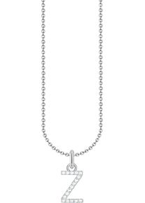 Thomas Sabo Damen Kette mit Anhänger "Buchstabe, KE2240 - KE2265-051-14-L45V, KE2240 - KE2265-414-14-L45V", 45, Z, Silber 925 (Sterlingsilber), bunt,