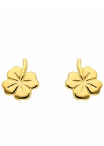 Adelia´s ADELIA ́S Damen Paar Ohrhänger "1 Paar 333 Gold Ohrringe / Ohrstecker Kleeblatt", Damen, Gelbgold 333, gold, Gelbgold 333, Ohrringe, 333 Gold