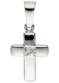 Jobo Damen Kreuz-Anhänger "Anhänger Kreuz", Weißgold 333, weiß, Weißgold 333, Schmuckanhänger, 333 Weißgold