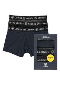 Lerros Herren Slip "Lerros Boxershorts Multicolor 3er Pack", Gr. XL, schwarz, 95% Baumwolle, 5% Elasthan, Unterhosen